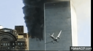 Slowed down GIF on the south tower being hit : r/911archive