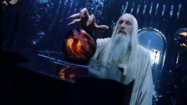 Saruman dares to use the palantír of Orthanc but becomes ensnared by Sauron  who has the Ithil Stone He becomes a traitor to the... – @timewandererus on  Tumblr