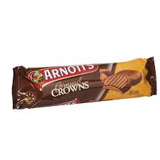 Arnott's Chocolate Caramel Crowns 200g